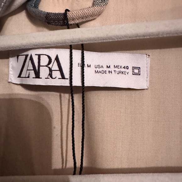 Zara plaid patchwork jacket! - Picture 2 of 3